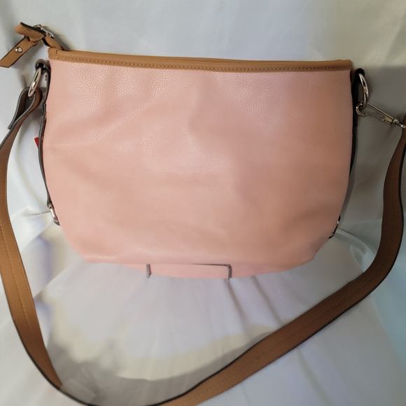 Rosetti Blush and Tan Crossbody Bag - Picture 2 of 9